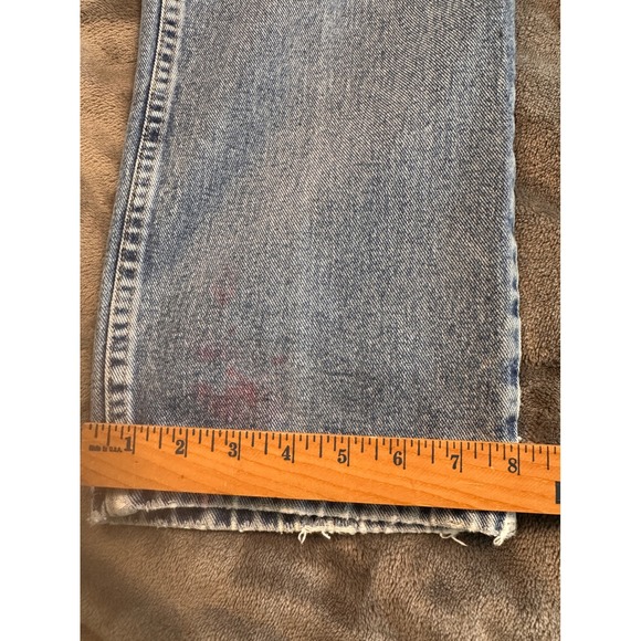 Wrangler Jeans Mens 36X36 Blue Rugged Wear Straight Leg Denim Workwear Pants - Picture 3 of 9